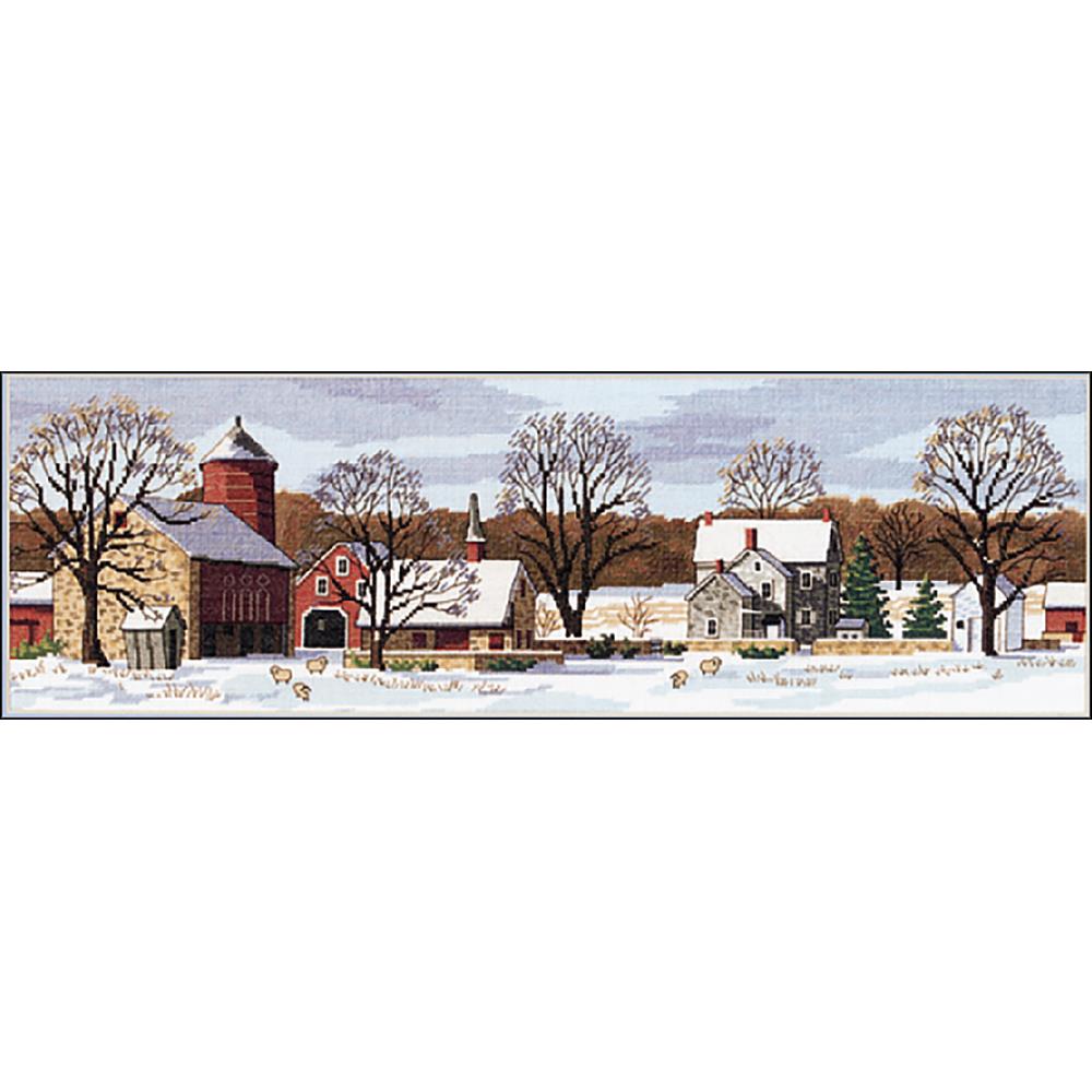 (image for) Scenic Farm Counted Cross Stitch Kit